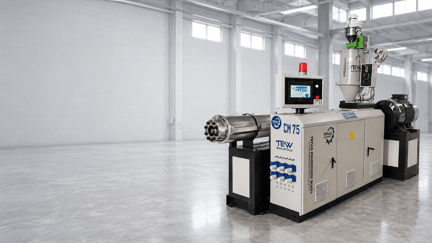Single Screw Extruder Machine for Pipe Production