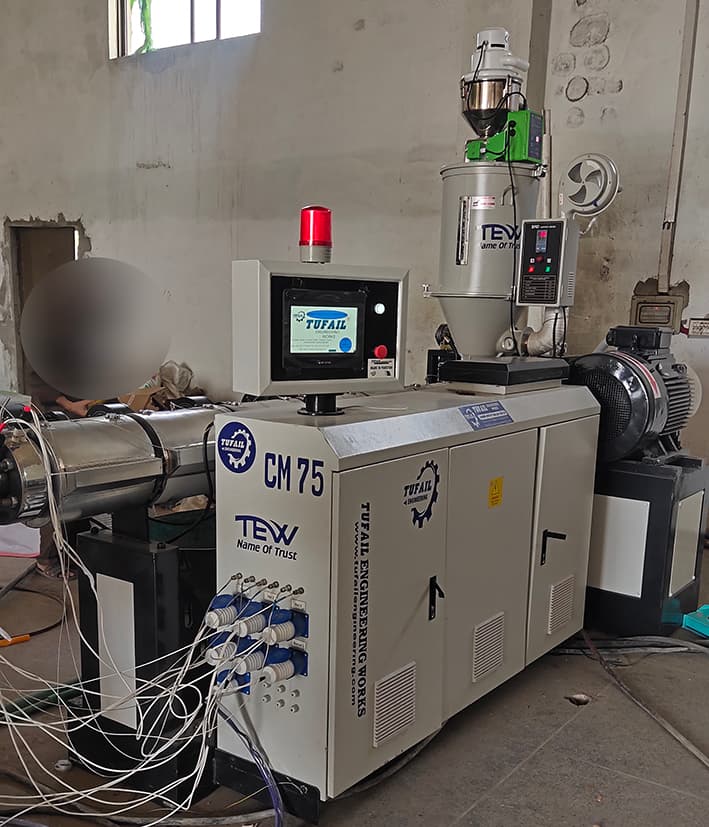 Single screw extruder PLC machine